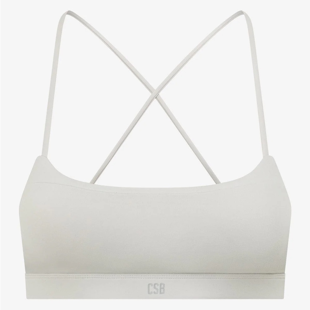 CSB Form Gia Crop Dusty Grey Size Small BNWT